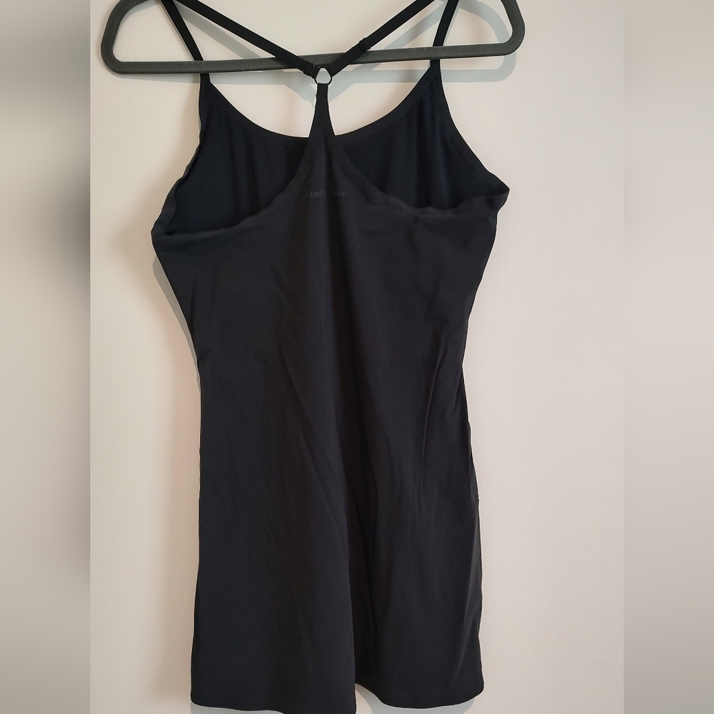 Outdoor Voices Black Athleisure Athletic Romper With Built In Shorts Round Neck - Picture 5 of 6